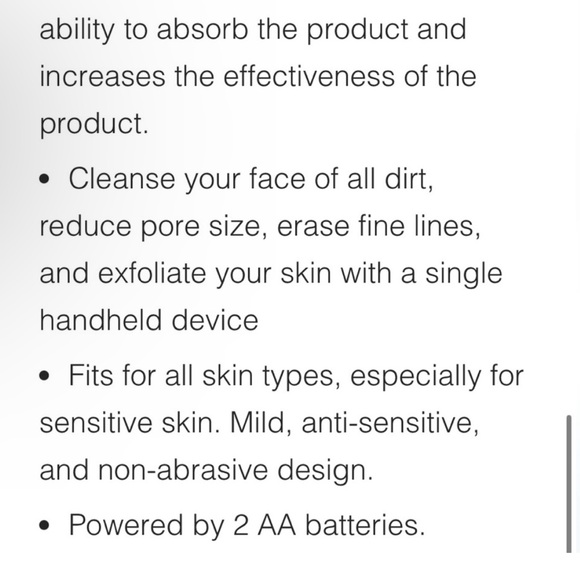 Personic Silicone Cleansing Brush, Tool Blue - Picture 6 of 6